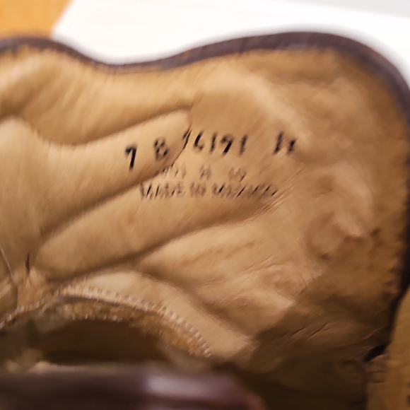 Women's Frye Dark Brown Leather Lace Up Hiking Boots Size 7B - Picture 7 of 9